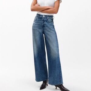 Rag & Bone Miramar Sofie Ankle Wide-Leg Pants Size 26 Color Minetta